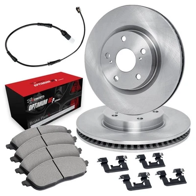 For BMW 650i Gran Coupe 13-18 R1 Concepts Front Brake Kit w Optimum Pads Foto 1 de 2