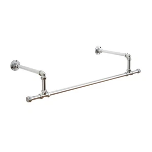 Tee Style Clothing Rail | Industrial Chrome Style - Picture 1 of 6