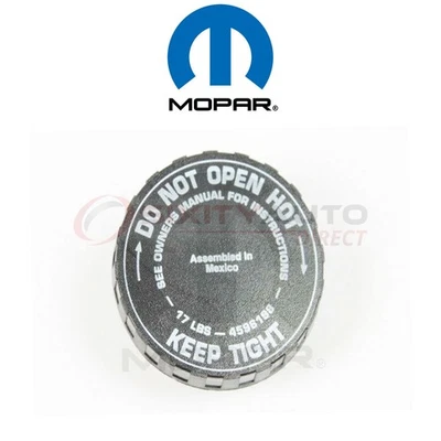 Mopar Radiator Cap for 2001-2006 Dodge Stratus 2.7L V6 - Engine Cooling oy Foto 1 de 4
