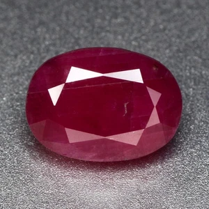 ICA Certified 100% Natural No Heat RUBY 2.77Ct VS Red Oval Cut - Picture 1 of 8