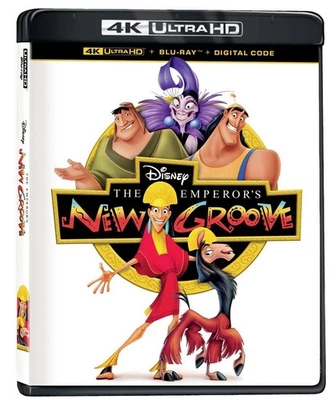 The Emperor's New Groove (4K UHD+Blu-ray+Digital+Slipcover) Sealed Presale 12-9 Foto 1 de 2