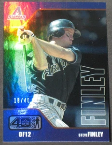 Steve Finley 2002 Upper Deck 40 Man HoloFoil Parallel #652 (18/40) Diamondbacks - Picture 1 of 2