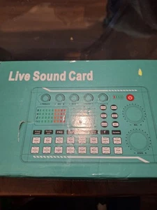 Scheda audio live professionale per registrazione broadcasting pod casting effetto sonoro - Foto 1 di 4