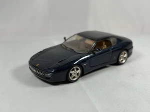 Burago 1/18 Scale Die Cast Model Ferrari 456 GT - Dark Blue - Picture 1 of 11