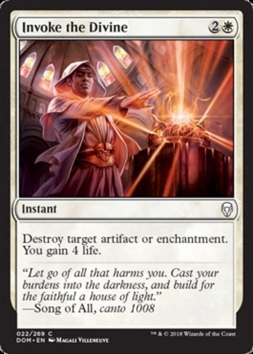 x1 Invoke the Divine - Dominaria - NM - MTG - Image 1 of 1