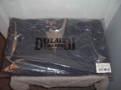 NEW Duluth Trading Vest Jacket XL T Iron Range Blue Canvas Duck Sherpa Fleece - Image 1 of 4