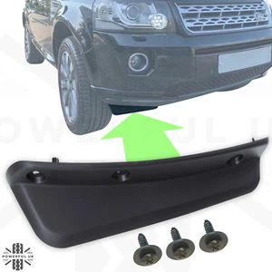 RH Lower air deflector for Land Rover Freelander 2 front bumper LR2 right spat - Picture 1 of 6