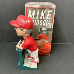 MIKE SCIOSCIA ANGELS 02 WS CHAMPION SIGNED 2018 SGA BOBBLEHEAD BECKETT WS31180 - Picture 1 of 6