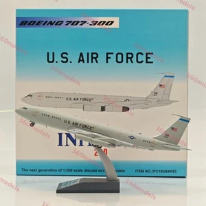 1:200 U.S. Air Force Boeing 707-300 / OK-0893 WITH STAND / INFLIGHT 200 Diecast - Imagen 1 de 7