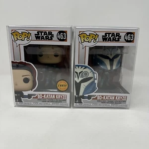 Funko Pop! - STAR WARS - B0-Katan Kryze #463 - CHASE + ¡Común 2 Pop! Paquete - Imagen 1 de 18