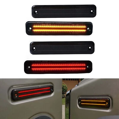 Luces de señal de giro LED delanteras y traseras para guardabarros Hummer H2 2003-09 4 un. Foto 1 de 4