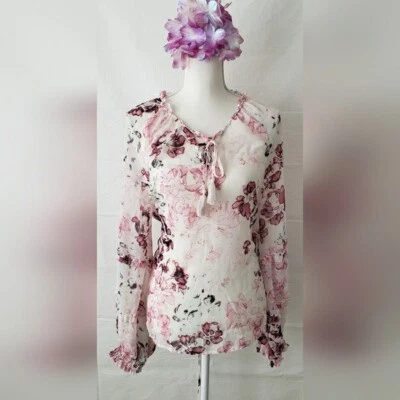 Top de manga larga AMERICAN RAG con corbata delantera Foto 1 de 4