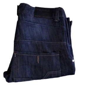 RipStop Drone Jeans Men W34 L34 Blue Denim - Picture 1 of 15