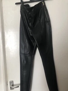 black Ladies PVC River Island size 10 - Picture 1 of 5