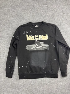 Hybrid Apparel Boyz N The Hood Sweatshirt Unisex M Black Pullover Graphic Print - Picture 1 of 6