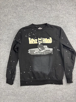Hybrid Apparel Boyz N The Hood Sweatshirt Unisex M Black Pullover Graphic Print - Image 1 of 4