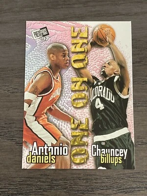 1997 Press Pass Chauncey Billups Antonio Daniels One on One #5 (B) - Image 1 of 2
