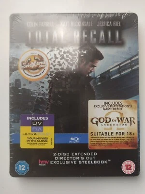 Total Recall : 2 Disc Extended Director's Cut HMV Exclusive Blu-Ray Steelbook - Image 1 of 2