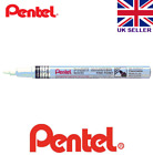 Pentel Super White  Fine Permanent Paint Marker Pen -WHITE INK PACK OF 1 -MSP10