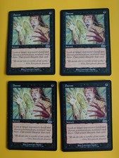 MTG Playset Duress Urza's Saga Sorcery 4 cards as pics