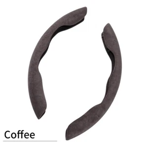 Universal Car Ultrathin Antislip Steering Wheel Cover Suede Protector Case Soft - Picture 1 of 19
