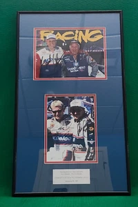 RARE ACDelco Limited Edition Dale Earnhardt Sr & Jr Signed Autographs Framed - Picture 1 of 13