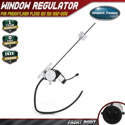 Regulador de ventana eléctrica con motor para Freightliner FLD112 120 132 delantero derecho Foto 1 de 4