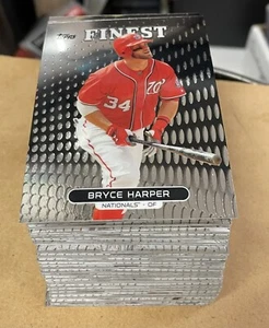 2013 TOPPS FINEST BASEBALL COMPLETE SET (1-100) TROUT JETER HARPER ARENADO (RC) - Picture 1 of 3