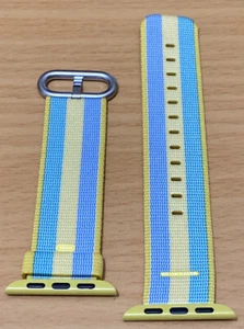 Original Apple Watch Armband Strap Woven Nylon POLLEN Streifen 38mm / 40mm - Bild 1 von 2