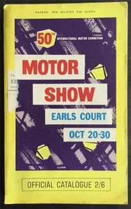 INTERNATIONAL MOTOR SHOW EARLS COURT Catalogue Oct 1965 CARS Caravans - Picture 1 of 5