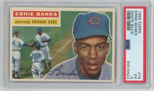 1956 Topps 15 Banks PSA 5 (wb) 624983 - Picture 1 of 2