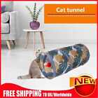 Pet Cat Tunnel Foldable Kitten Training Fun Toy Rabbit Play Game Tunnel (A)