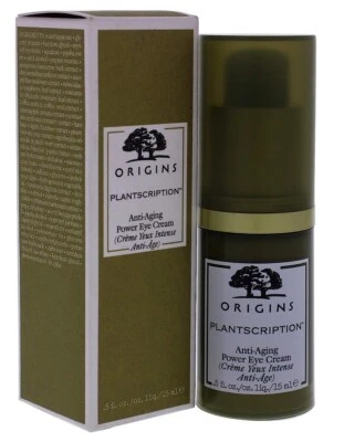 Origins PLANTSCRIPTIONS Anti Aging Power Eye Cream 0.50 oz NIB  - Image 1 of 2