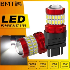 White LED 3156 3157 Backup Reverse Lights Bulbs For Chevy Silverado 1500 1999-13 - Picture 1 of 12