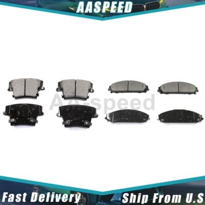 Brake Pads Front Rear For Chrysler 300 2019 2018 2017 2016 2015 2014 2013 2012 - Image 1 of 3