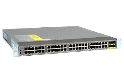 Cisco N2K-C2248TP-E-1GE 48x RJ-45 1Gb 4x SFP+ 10Gb - Fabric Extender - Image 1 of 4