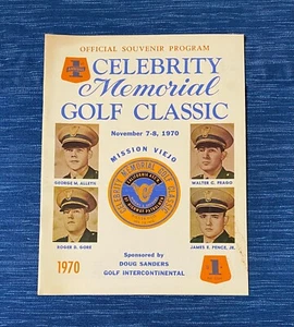 Vintage CAHP California Highway Patrolmen 1970 1st Celebrity Golf Classic Program - Bild 1 von 6
