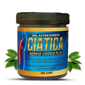 Ciatica Gel Nervio Ciatico Plus Gel Extra fuerte 125gm Natural de Mexico - Picture 1 of 3