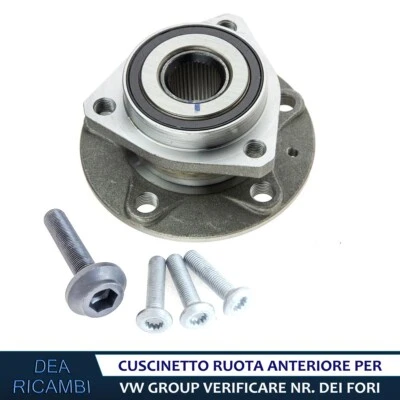Cuscinetto Ruota Anteriore per VW GOLF V 1K, VI 5K, PLUS V 5M, 03-13 AMVW013 - Immagine 1 di 4