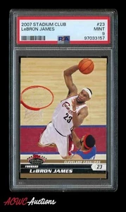 2007 Stadium Club #23 LeBron James PSA 9 (MINT) - Picture 1 of 2