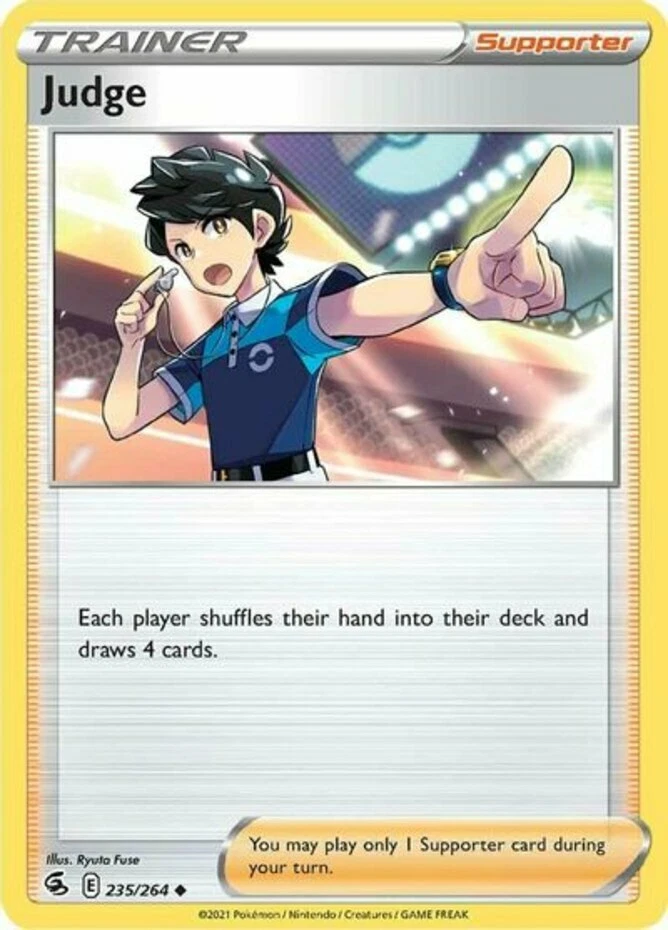 x4 Judge - 235/264 - Uncommon Pokemon SS08 Fusion Strike M/NM - Image 1 of 1
