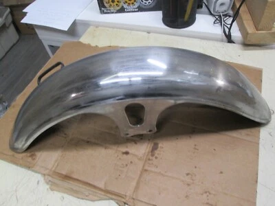 YAMAHA OEM  EXCITER SR250 1980-82  FRONT FENDER WITH CABLE GUIDE - Image 1 of 4