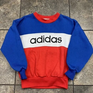 Boy’s/Kid’s VTG 80’s Adidas Pullover Crewneck Sweatshirt Size Medium - Picture 1 of 4