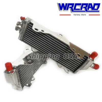L&R Aluminum Radiator fits 1990-2001 2000 1999 1998 Honda CR500 CR 500R  Polish - Image 1 of 4