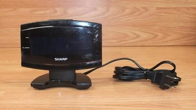 Genuine Sharp (SPC106) Small Bed Side End Table Alarm Clock Only **READ**  - Image 1 of 4