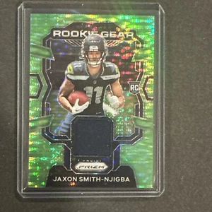 2023 Panini Prizm Jaxon Smith-Njigba Rookie Gear Green Pulsar RG-JS Seahawks - Picture 1 of 2