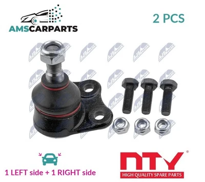 SUSPENSION BALL JOINT PAIR FRONT ZSD-FT-001 NTY 2PCS NEW OE REPLACEMENT - Image 1 of 4