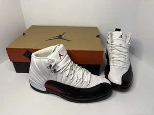 Air Jordan 12 Retro Taxi Flip CT8013 162 | Blanco Gimnasio Rojo-Negro | Talla 11 - Imagen 1 de 15