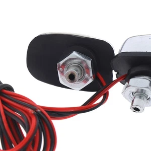 2 pcs Car Wiper Washer Eyes Spout Windshield Water Jet Spray Nozzle Led Ligh~gw - Picture 1 of 18