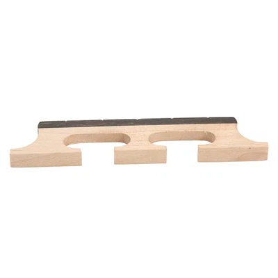 Banjo Bridge Maple Sturdy Lightweight Stable Clear Voice Transmission Wooden - Image 1 of 4